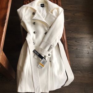 Xoxo White Military style coat.